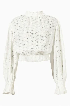 All Saints AllSaints White Luna Broderie Top 13 All Saints AllSaints White Luna Broderie Top -ALLSAINTS Sales unnamed file 2883 scaled