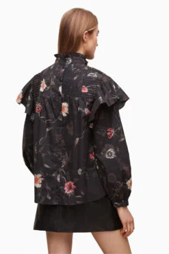 All Saints Black Bluma Kaneshon Top -ALLSAINTS Sales unnamed file 2888 scaled