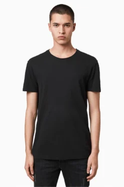 All Saints Black Figure Short-Sleeve Crew T-Shirt