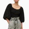 All Saints AllSaints Tia Black Top -ALLSAINTS Sales unnamed file 2927 scaled