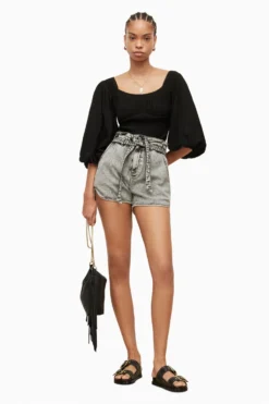 All Saints AllSaints Tia Black Top -ALLSAINTS Sales unnamed file 2930 scaled
