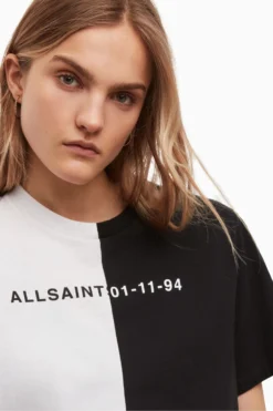 All Saints AllSaints Black Split Date Block T-Shirt -ALLSAINTS Sales unnamed file 299 scaled