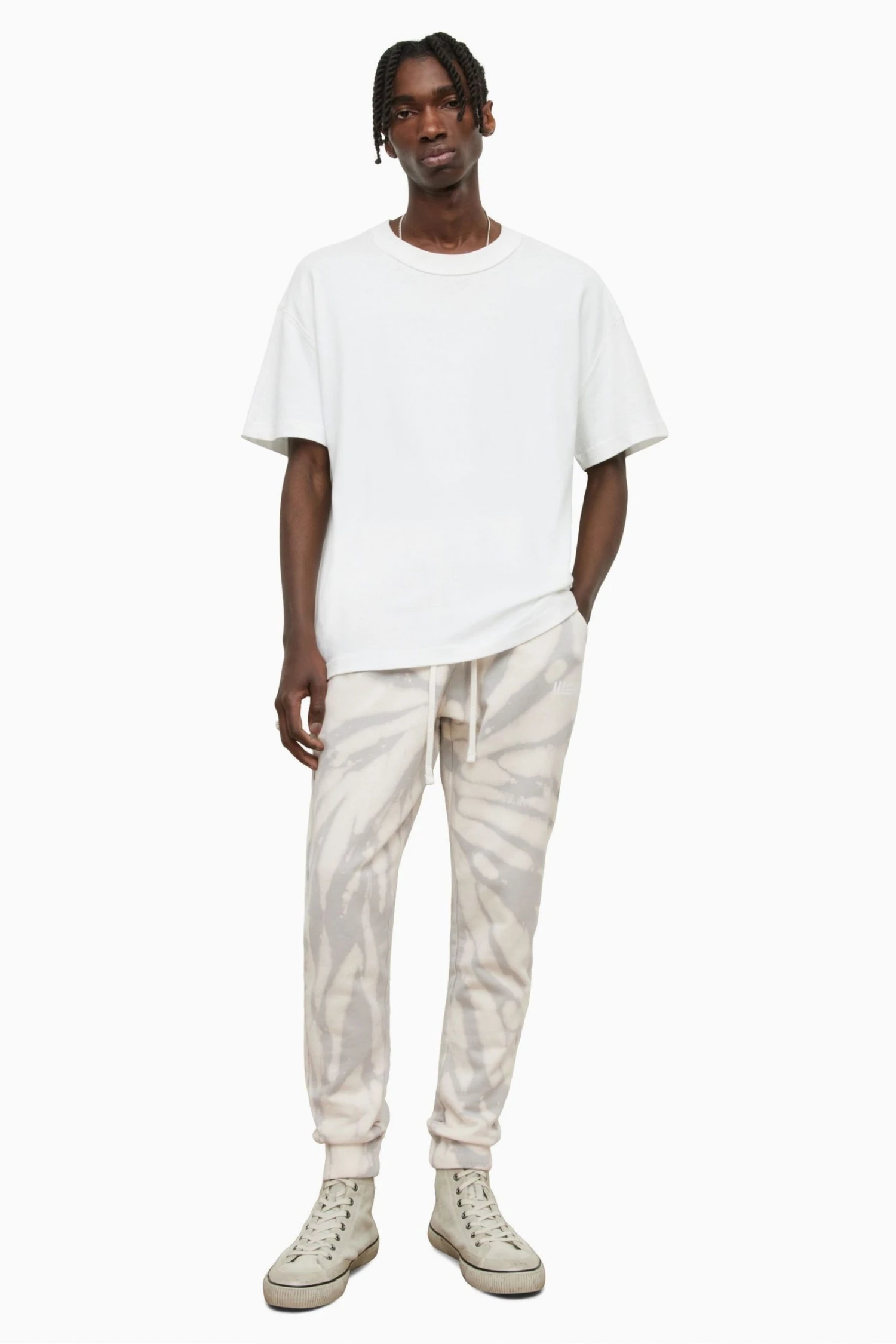 All Saints AllSaints Blue Cari Joggers 3 All Saints AllSaints Blue Cari Joggers - Image 2