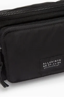 All Saints AllSaints Black Spitafields Nylon Bumbag -ALLSAINTS Sales unnamed file 3029 scaled