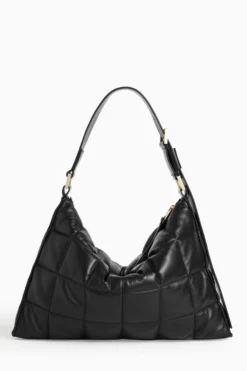 All Saints AllSaints Black Edbury Quilt Bag