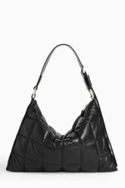 All Saints AllSaints Black Edbury Quilt Bag 17 All Saints AllSaints Black Edbury Quilt Bag -ALLSAINTS Sales unnamed file 3046