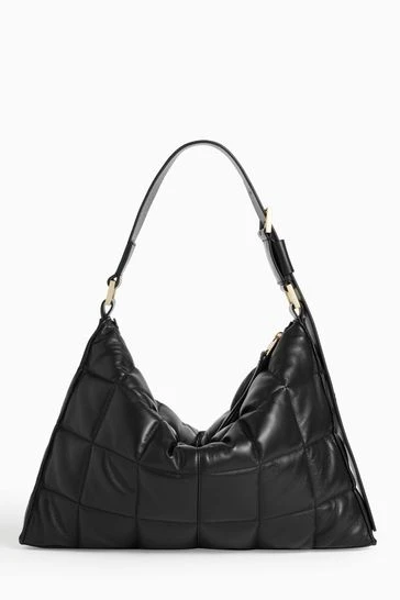 All Saints AllSaints Black Edbury Quilt Bag 10 All Saints AllSaints Black Edbury Quilt Bag - Image 8