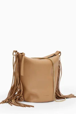All Saints Brown Evaline Fringe Xbody Bag -ALLSAINTS Sales unnamed file 3049 scaled