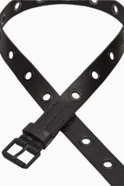 All Saints AllSaints Corben Black Wash Belt -ALLSAINTS Sales unnamed file 3056 scaled