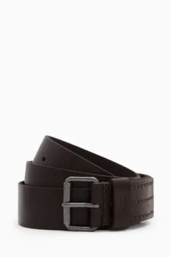 All Saints AllSaints Brown Dunston Leather Belt -ALLSAINTS Sales unnamed file 3066