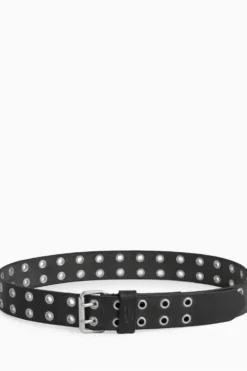 All Saints AllSaints Black Sturge Belt