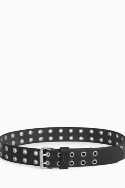 All Saints AllSaints Black Sturge Belt -ALLSAINTS Sales unnamed file 3071