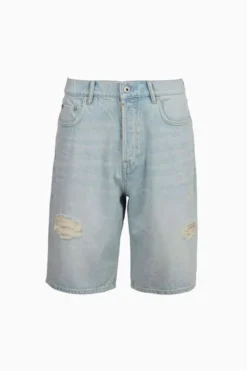 All Saints Blue Alva Damaged Shorts -ALLSAINTS Sales unnamed file 3095