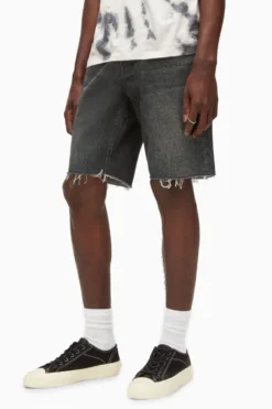 All Saints AllSaints Black Switch Shorts