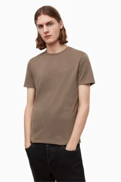 All Saints AllSaints Brown Brace Crew T-Shirt -ALLSAINTS Sales unnamed file 311 scaled