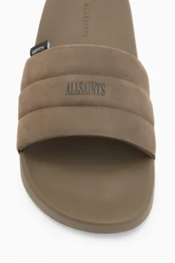 All Saints Grey Shell Leather Slider -ALLSAINTS Sales unnamed file 3132 scaled