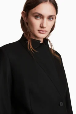 All Saints AllSaints Sidney Black Coat -ALLSAINTS Sales unnamed file 3138 scaled