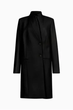 All Saints AllSaints Sidney Black Coat -ALLSAINTS Sales unnamed file 3140
