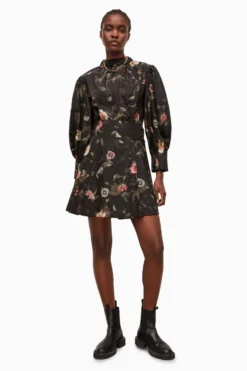 All Saints AllSaints Black Luna Kaneshon Dress -ALLSAINTS Sales unnamed file 3159 scaled