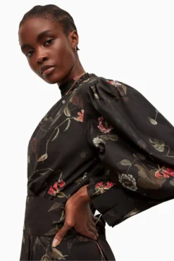 All Saints AllSaints Black Luna Kaneshon Dress -ALLSAINTS Sales unnamed file 3160 scaled