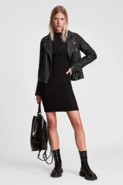 All Saints AllSaints Black Cargo Biker Jacket -ALLSAINTS Sales unnamed file 3172 scaled