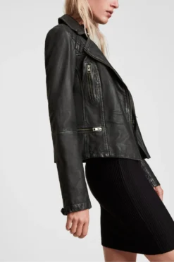 All Saints AllSaints Black Cargo Biker Jacket -ALLSAINTS Sales unnamed file 3175 scaled
