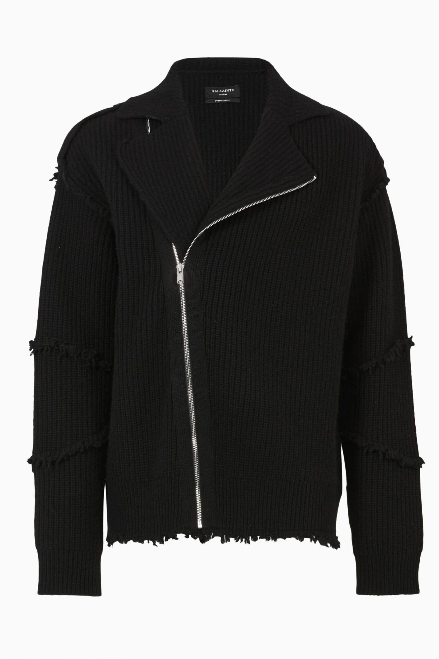 All Saints Black Biker Zip Jacket 3 All Saints Black Biker Zip Jacket