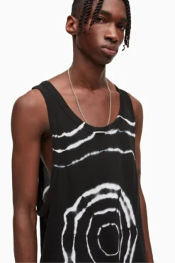All Saints AllSaints White Tie Dye Calder Vest -ALLSAINTS Sales unnamed file 320 scaled