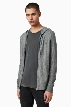 All Saints AllSaints Grey Mode Merino Zip Hoodie -ALLSAINTS Sales unnamed file 3215 scaled