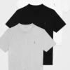 All Saints AllSaints White/Black/Grey Tonic T-Shirt Three Pack -ALLSAINTS Sales unnamed file 3219 scaled