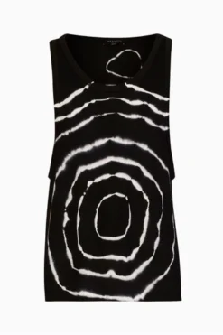 All Saints AllSaints White Tie Dye Calder Vest -ALLSAINTS Sales unnamed file 322