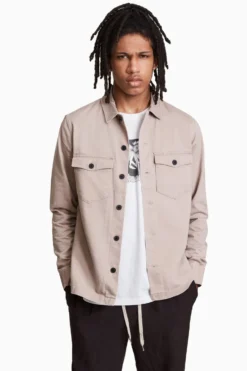 All Saints AllSaints Nude Firebase Ls Shirt