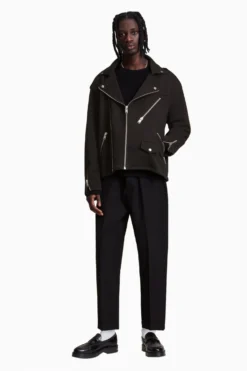 All Saints AllSaints Vikan Black Biker Jacket -ALLSAINTS Sales unnamed file 3241 scaled