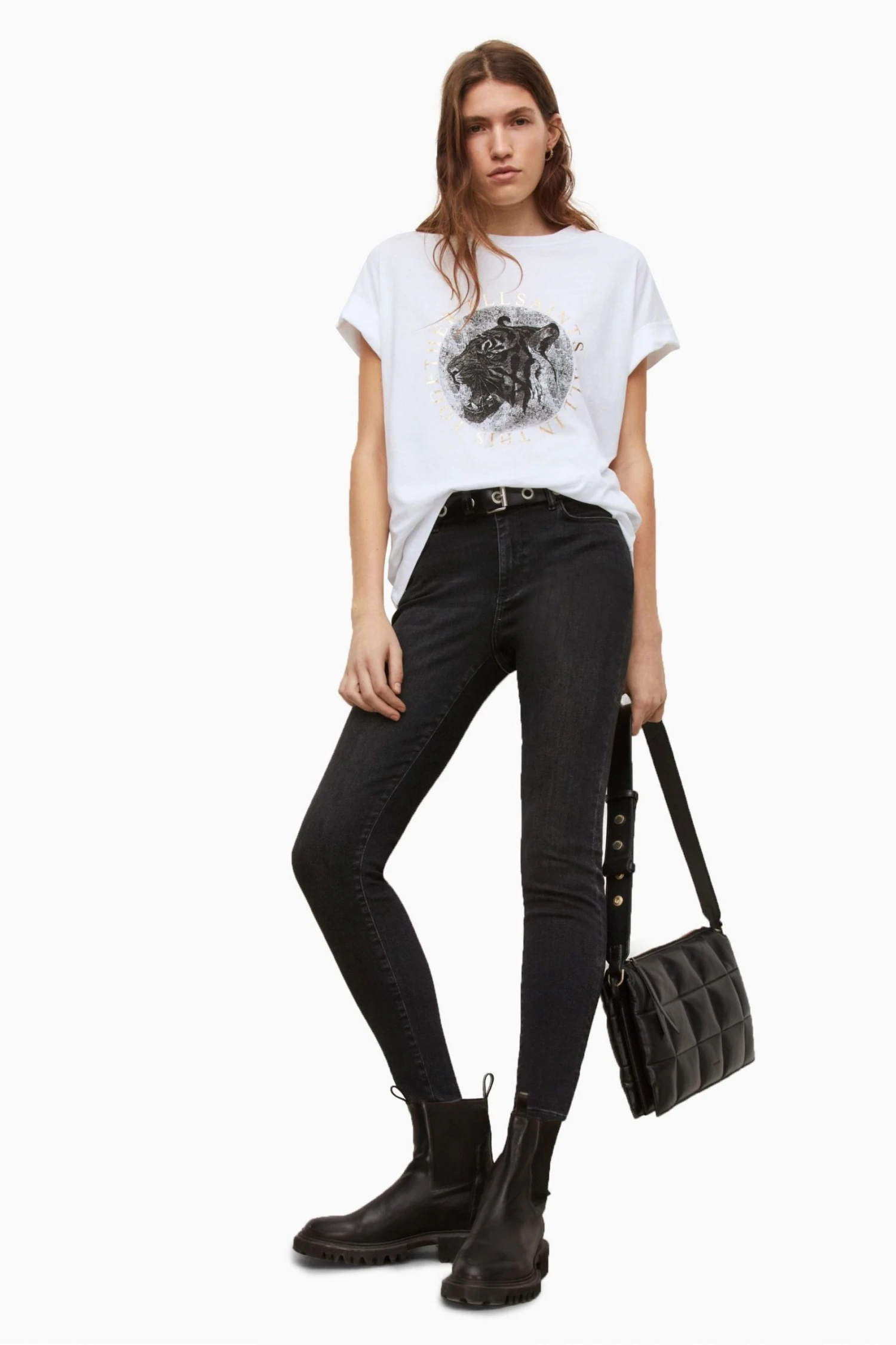 All Saints AllSaints White Lia Imogen Boy T-Shirt 6 All Saints AllSaints White Lia Imogen Boy T-Shirt - Image 4