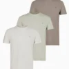 All Saints AllSaints Green Tonic Short Sleeve Crew T-Shirt 3 Pack -ALLSAINTS Sales unnamed file 3261 scaled