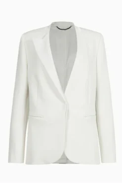 All Saints AllSaints White Leigh Blazer -ALLSAINTS Sales unnamed file 3275