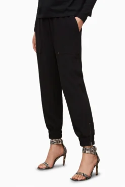 All Saints AllSaints Black Auden Trousers -ALLSAINTS Sales unnamed file 3293 scaled