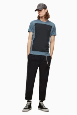 All Saints Blue Lobke Short Sleeve Crew T-Shirt -ALLSAINTS Sales unnamed file 332 scaled