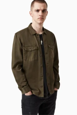 All Saints AllSaints Green Spotter Ls Shirt -ALLSAINTS Sales unnamed file 3324 scaled