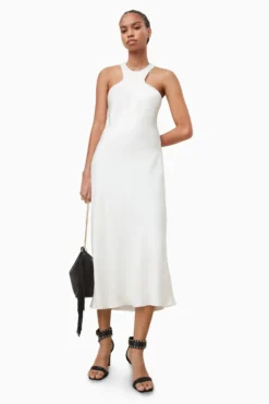 All Saints Betina White Dress