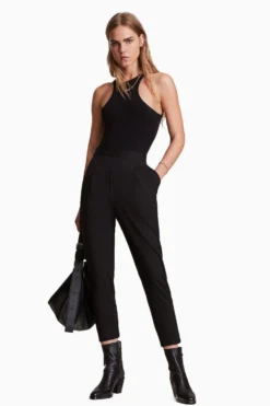 All Saints AllSaints Aleida Black Jersey Trousers -ALLSAINTS Sales unnamed file 3340 scaled