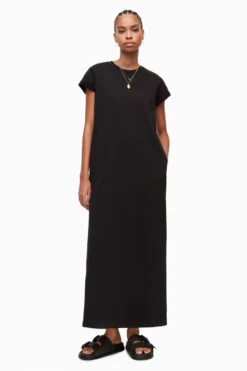 All Saints AllSaints Anna Black Maxi Dress