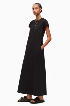 All Saints AllSaints Anna Black Maxi Dress -ALLSAINTS Sales unnamed file 3347 scaled