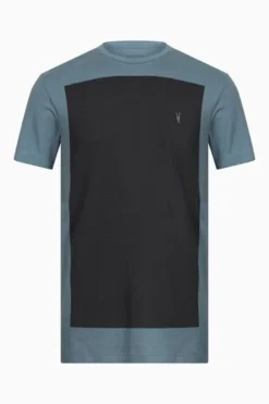 All Saints Blue Lobke Short Sleeve Crew T-Shirt -ALLSAINTS Sales unnamed file 335