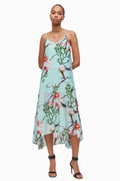 All Saints AllSaints Blue Essey Senja Dress
