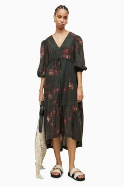 All Saints AllSaints Rosi Nila Green Dress -ALLSAINTS Sales unnamed file 3384 scaled