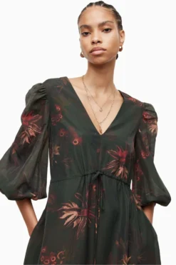 All Saints AllSaints Rosi Nila Green Dress -ALLSAINTS Sales unnamed file 3385 scaled