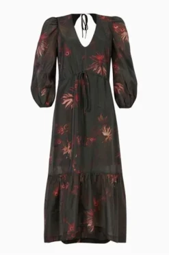 All Saints AllSaints Rosi Nila Green Dress -ALLSAINTS Sales unnamed file 3388