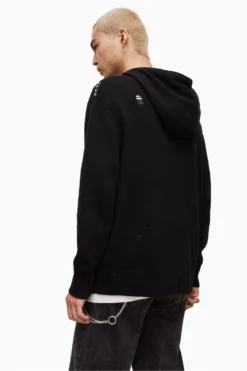 All Saints AllSaints Black Destroy Saints Hoodie -ALLSAINTS Sales unnamed file 3398 scaled