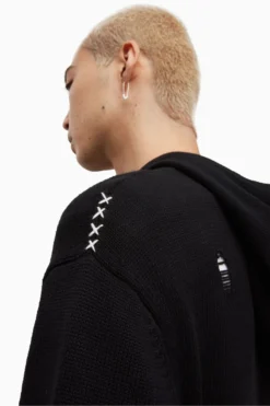 All Saints AllSaints Black Destroy Saints Hoodie -ALLSAINTS Sales unnamed file 3400 scaled